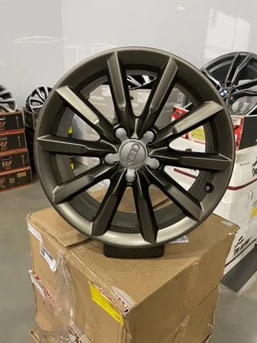 Rodas Audi aro 17 Originais não São Réplicas Furacão 5x112 7,5X17 Off-Set 43  