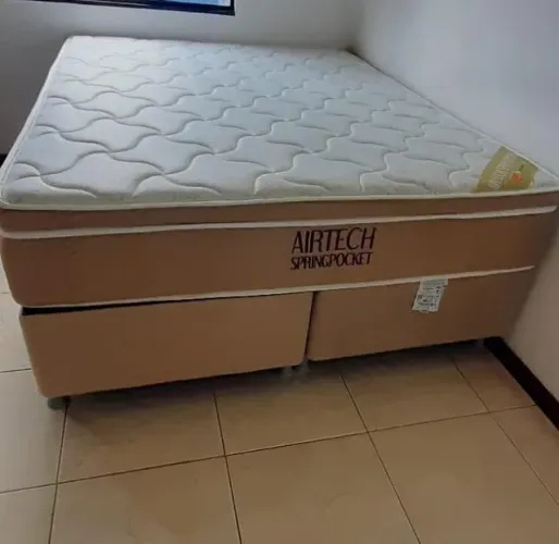 Box queen de 158x198x25cm ortobom airtech valor 1398,00 avista