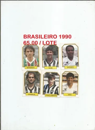 figurinhas campeonatos brasileiros lotes 