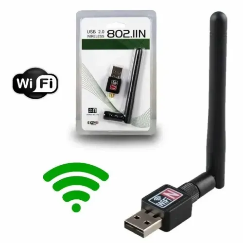Adaptador Wireless Antena Wi-fi Usb Sem Fio Para Computador Notebook