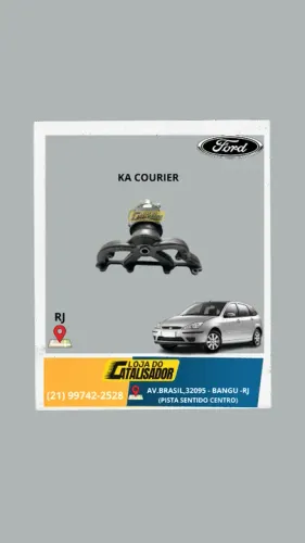 Catalisador Ford Ka e outros modelos.