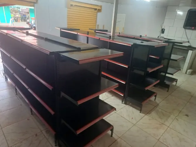 DF Gôndolas prateleiras e equipamentos pra supermercados e comércio 