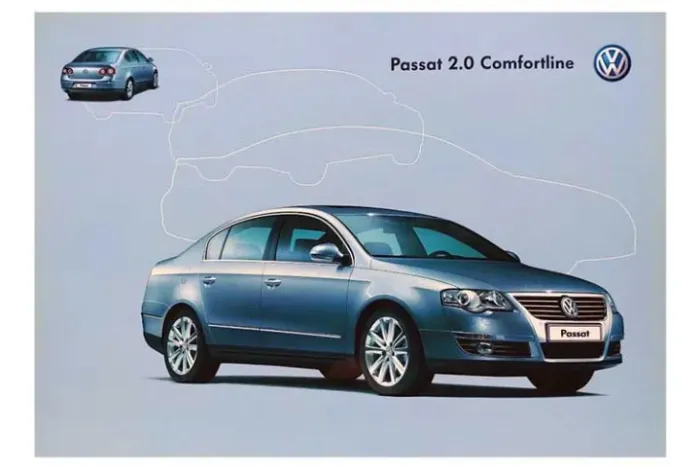 VW Passat alemão - Catálogo, folder várias versões (preço por unidade)