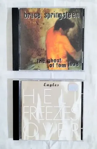 kit 2 CDs- Hell Freezes Over e Bruce Springsteen - The Ghost Of Tom Joad