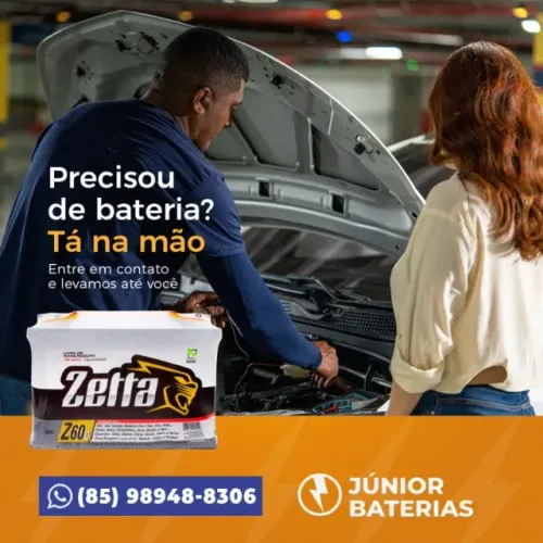 Bateria zetta 60 amperes e 50 amperes do logan e kwid