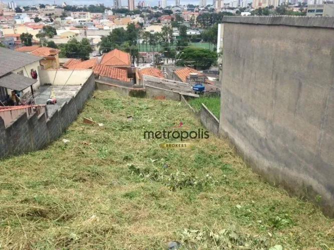 Terreno à venda, 400 m² por R$ 801.000,00 - Vila Humaitá - Santo André/SP