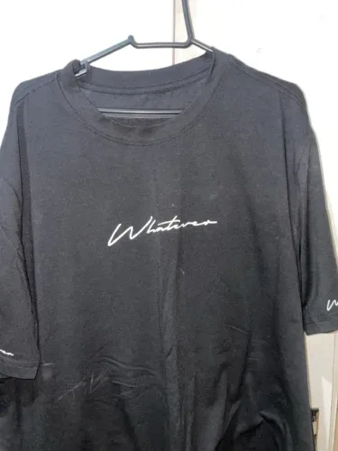 CAMISA PRETA T-SHIRT OVERSIZED 