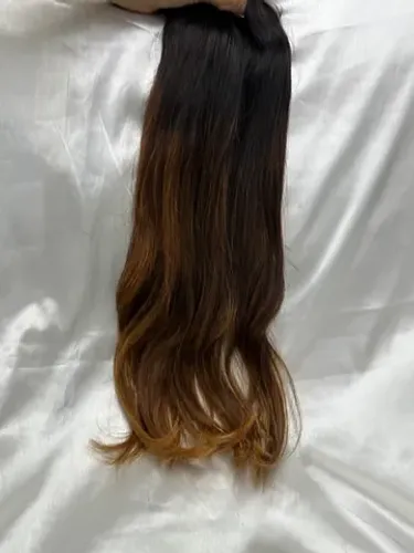 Cabelo humano onbrehair de 55 cm ponta cheias 200 g