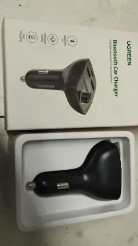 Adaptador para veiculos bluetooth carregador usb turbo ugreen
