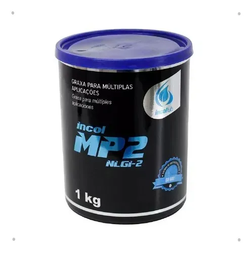 Graxa Azul De Litio Para Rolamentos Multiuso Mp2 Incol 1kg