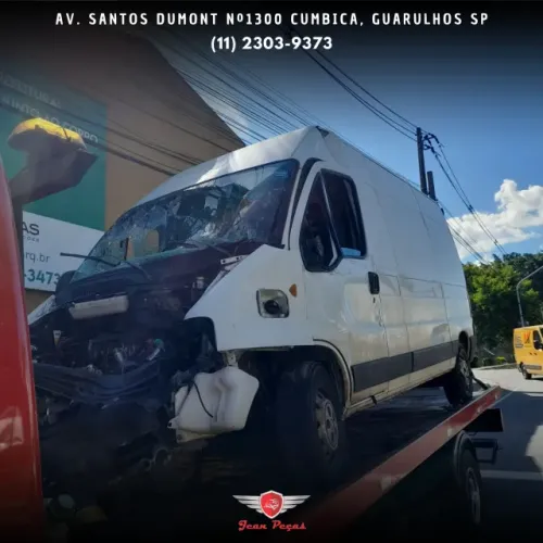 fiat ducato batida somente retirada de peças