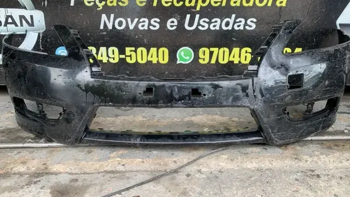 Parachoque Dianteiro Nissan Sentra 2014 Preta (Recuperado)