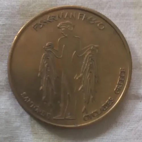 Medalha moeda Portugal Hellenic heritage item colecionador numismática raríssimo