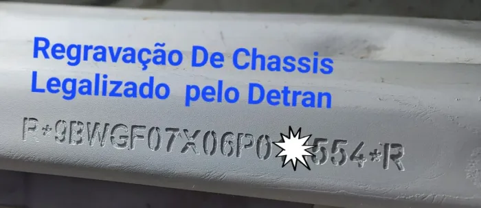 Regravação de Chassis e motor, Legalizado pelo Detran 