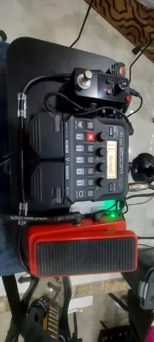 Pedaleira Zoom G1 Four + Pedal Joyo 2 em 1 + Loop station