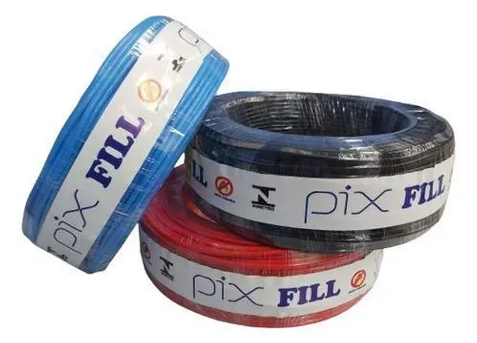 Rolo 50 metros cabo elétrico 10mm fio energia condutor 10 mílimetros