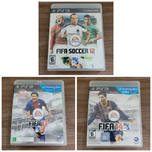 FIFA Soccer 12 + FIFA 13 + FIFA 14 - Playstation 3 PS3
