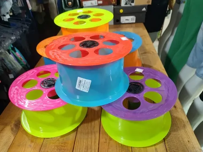 CARRETILHA PLASTICO PIPA 15 CENTRÍMETROS ROLAMENTO INFANTIL
