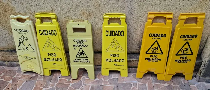 Placa de sinalização
