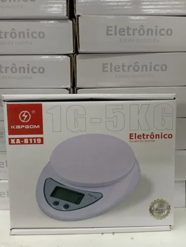 Balança Digital de Cozinha 1g-5kg Kapbom KA-B119