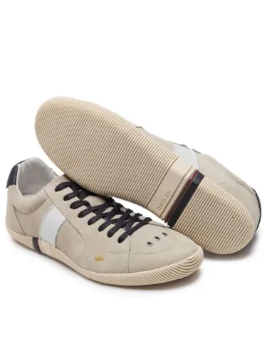 Tênis Osklen Riva Camurça Light - Cinza - Couro - N°43 - Original