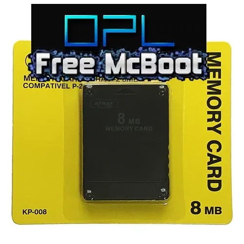 Memory Card com O. P. L.  FREE MCBOOT para ps2 bloqueados