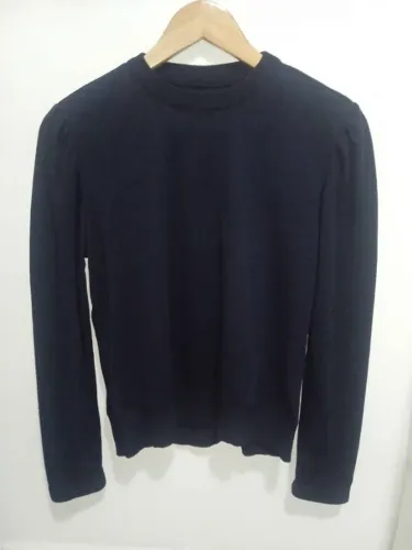 Suéter tricô azul marinho blusa marca Marisa tamanho M 40/42 feminina