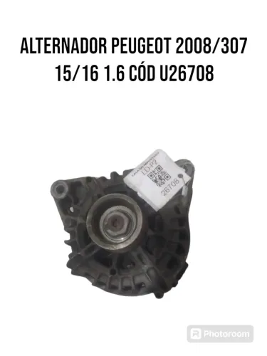 Alternador Peugeot 2008 307 2016 1.6 Cod U26708