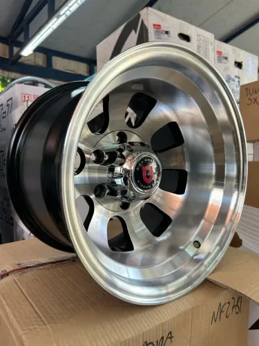 Rodas aro 15 Gisa 15x10 Offset -45 6x139