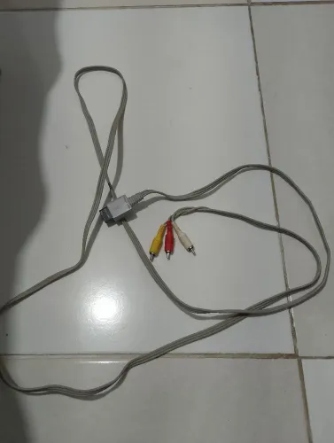 Cabo de áudio e vídeo Nintendo wii original 