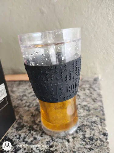 KIT CEVEJEIRO.. COPO térmico, BALDE metálico, ABRIDOR em formato de garrafa 