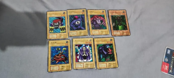 Cartas Yugioh idioma japonês original primeiro modelo lançando anime