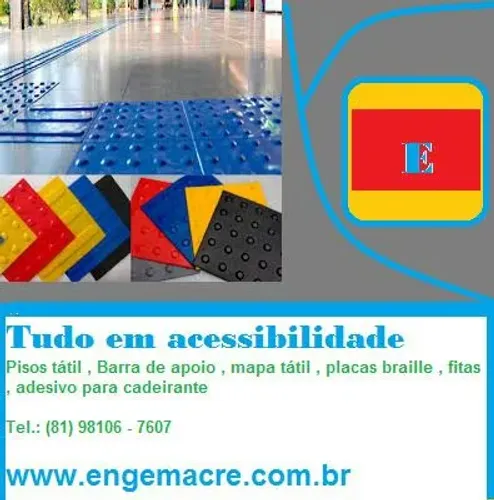Pisos Táteis para Acessibilidade - Novo
