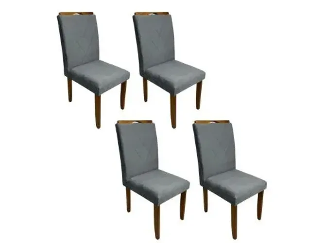 CADEIRAS DE JANTAR 4 UNIDADES SUPER OPORTUNIDADE!! 827LO9