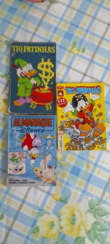 2 Gibis Tio Patinhas + 1 Almanak Disney