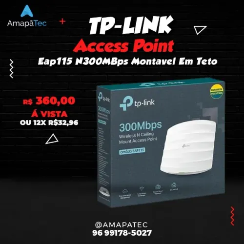 Access Point Wireless 300N Teto Eap115