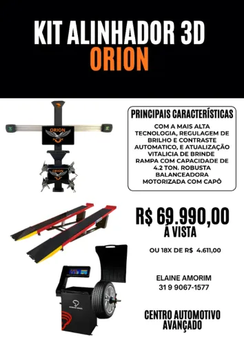 KIT ALINHAMENTO E BALANCEAMENTO SUPER PROMOÇÃO