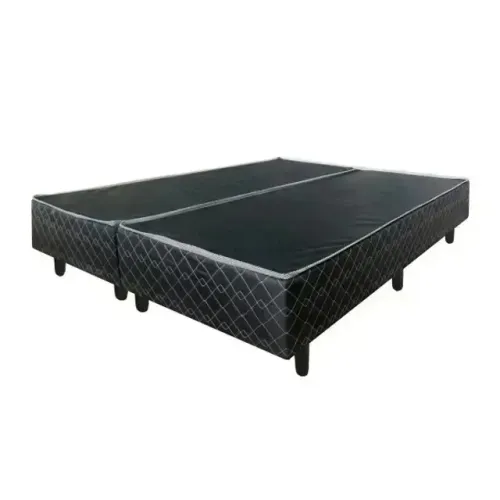 Base Box (Novo) para Colchão Quenn Emobili 158x198 Black (Trabalhamos com mais produtos)