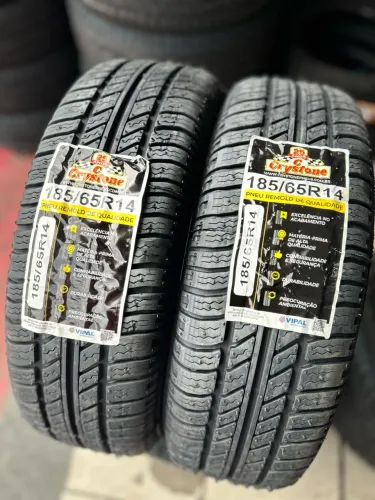 02 Pneus Crystone 185/65 R14 Remold