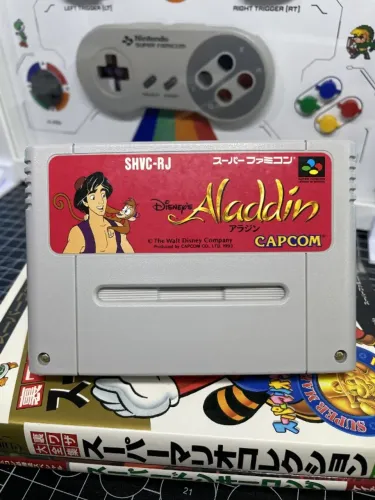 Aladdin Super Nintendo Original Super Famicom