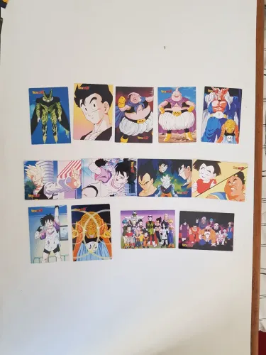 Dragon Ball Z -14 CARDS ANTIGOS DE COLEÇÃO PERFEITOS