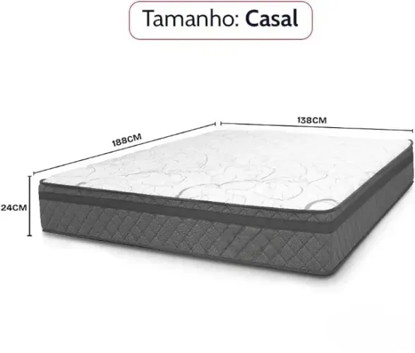 Colchão d28 de casal produto novo de fabrica