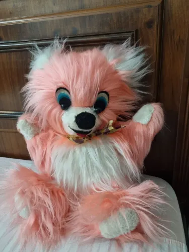 Antigo Urso de Pelucia Lionella Anos70 para Colecionadores