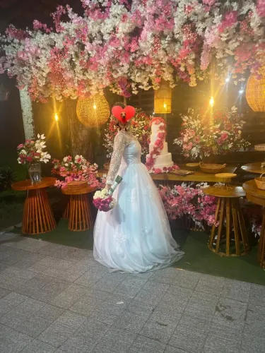 Vestido de noiva elegante