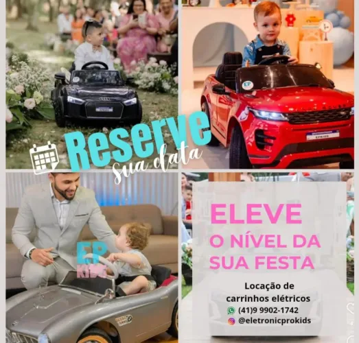 Aluguel Carrinho Elétrico Infantil Eventos
