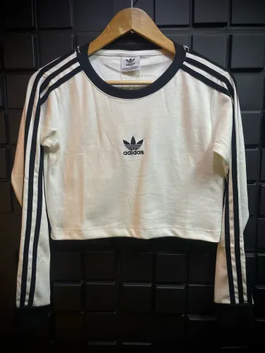 Cropped Adidas manga longa