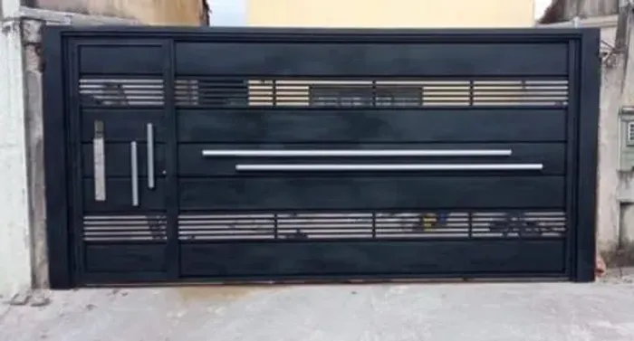 Portão Basculante 5.50x2.50 Automático Completo