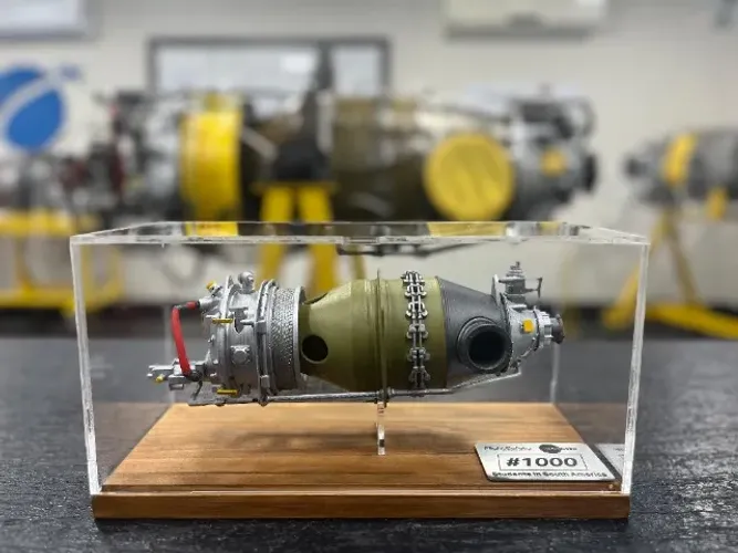 Maquete Turbina Pratt Whitney PT6