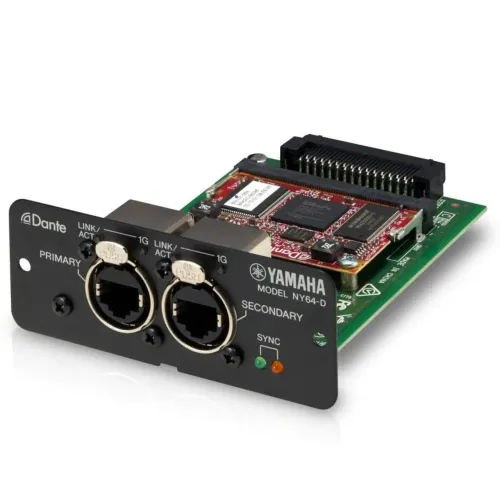 Interface Yamaha NY64-D Dante para linha TF Séries