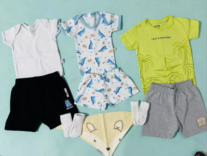 Lote de roupas usadas para bebê - menino 
